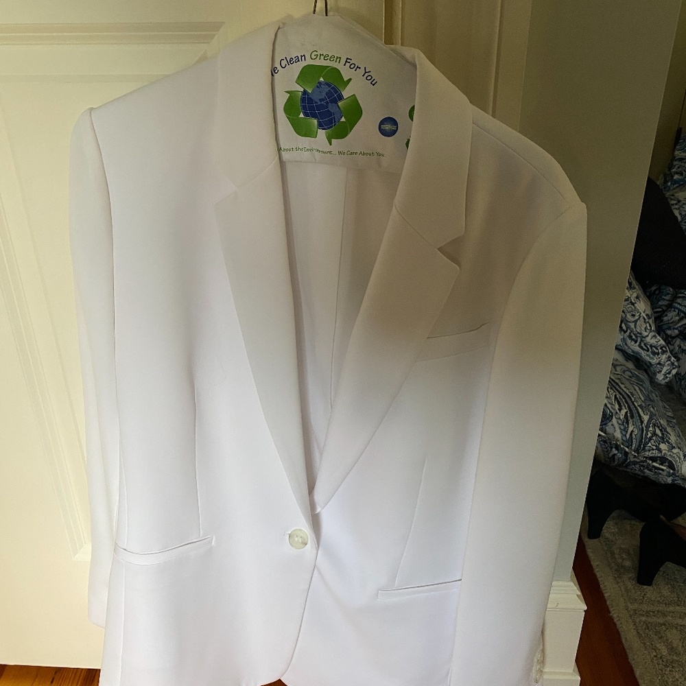 Theory White Blazer
